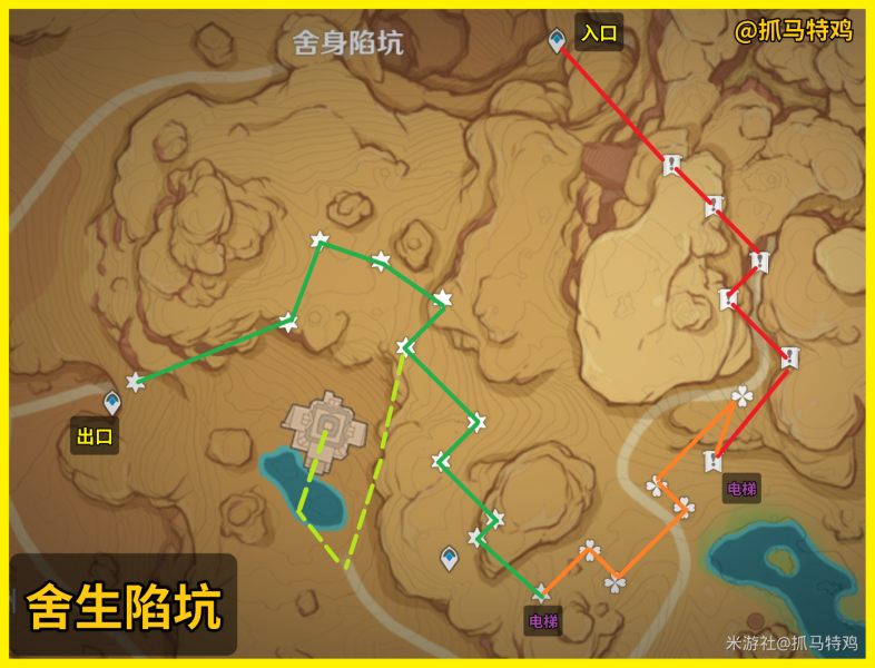 原神舍身陷坑怎么解锁 沙海迷踪任务舍身陷坑通关流程一览