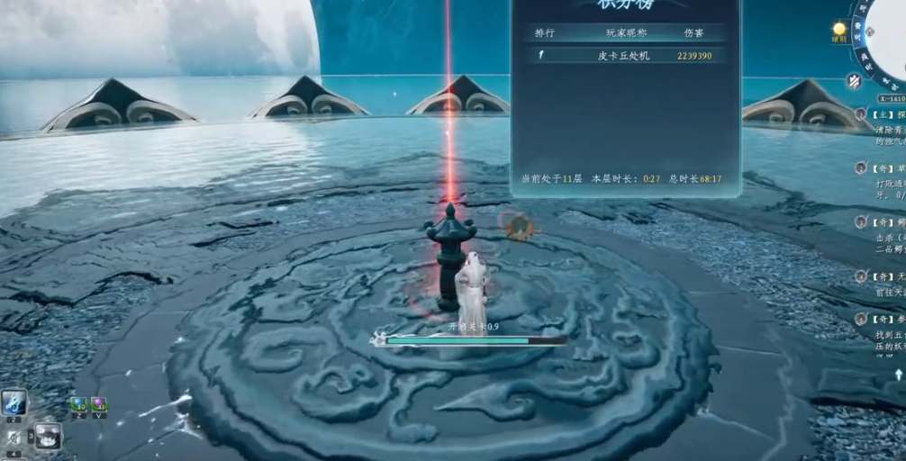 蜀山初章锁妖塔怎么打1