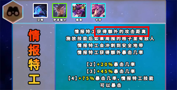 云顶之弈s8情报特工阵容推荐3