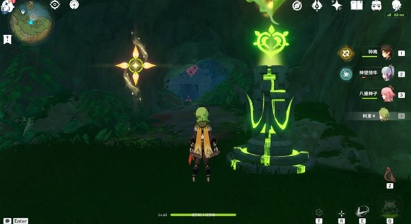 原神晴雨的经纬屏障怎么开3