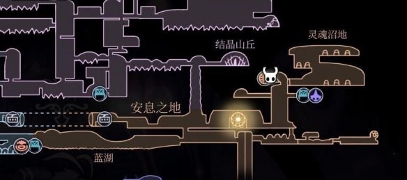 空洞骑士苍白矿石位置1