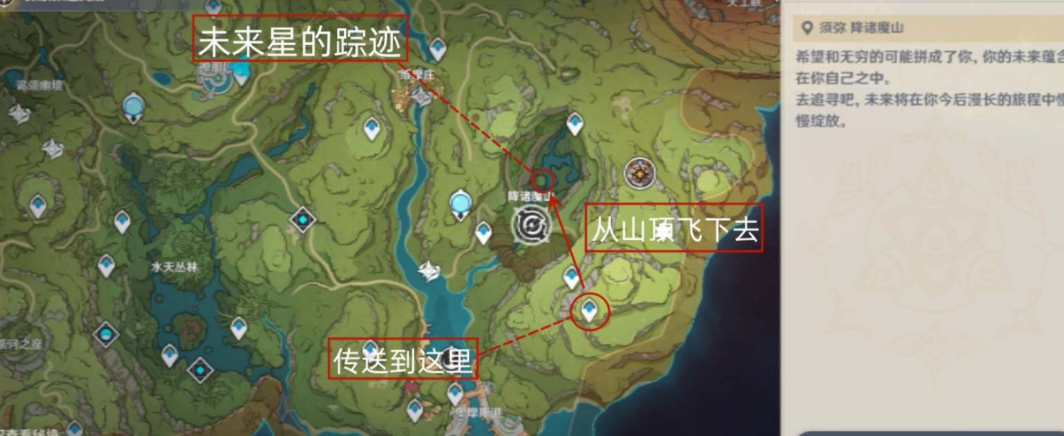 原神高高跃起的未来星在哪里1