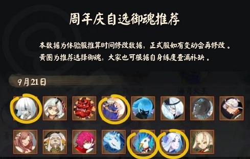 《阴阳师》中的六周年自选御魂怎么选择？阴阳师自选御魂选择攻略一览